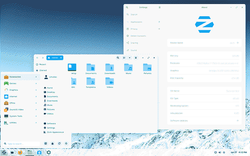 Desktop screenshot